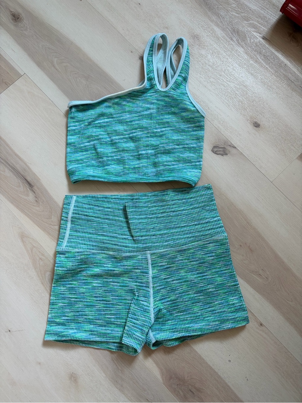 Aerie - Blue Green Workout Set - S